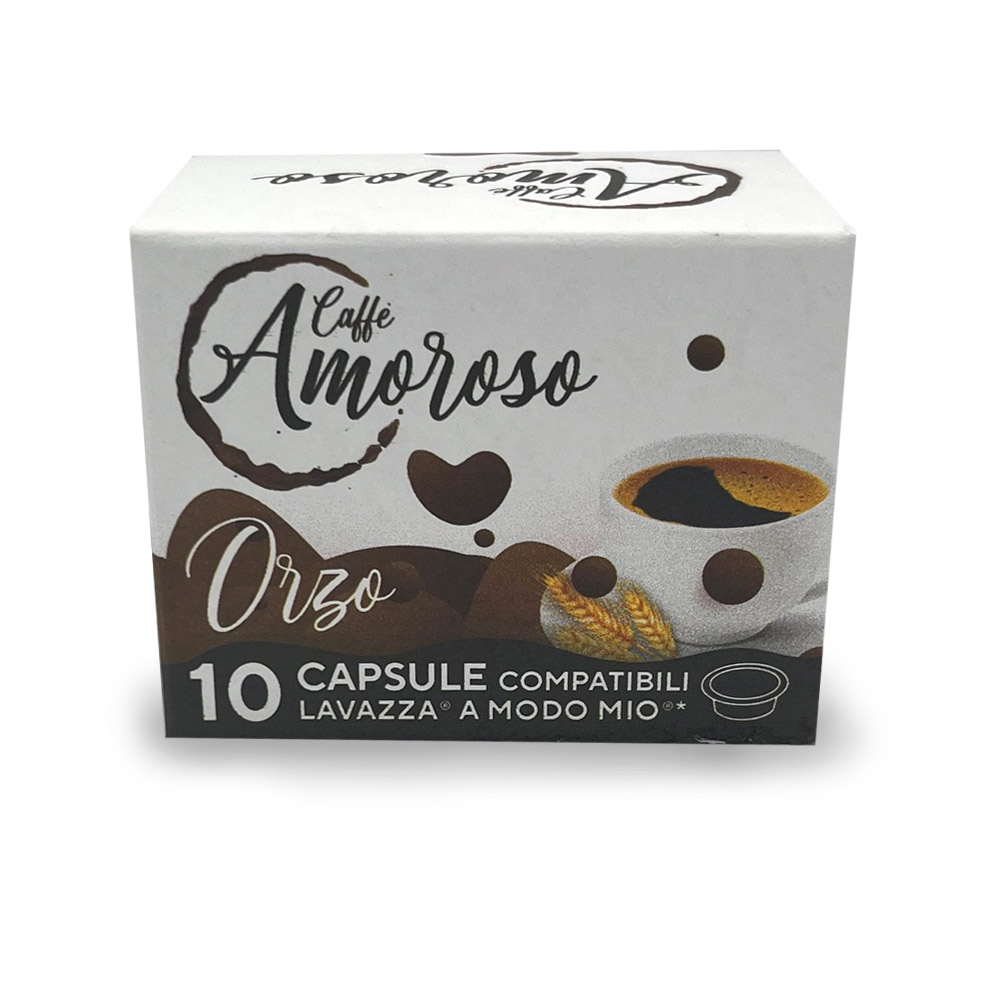 BOX 10 Capsule Caffè Amoroso Orzo – Lavazza a Modo Mio - CAFFE